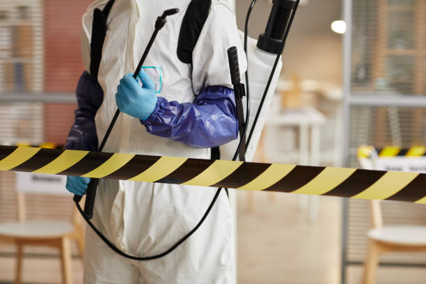 Professional Blood Cleanup technician working in Lincoln, AR